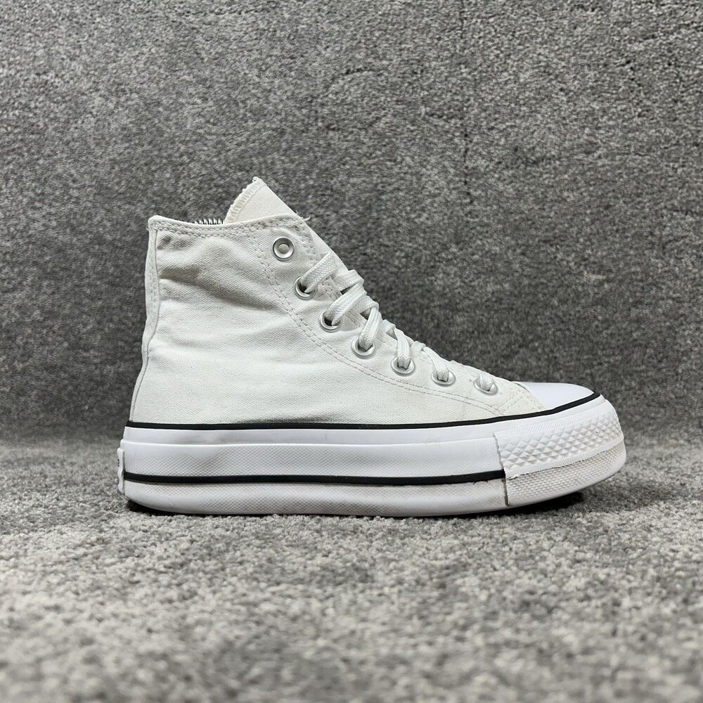Converse Chuck Taylor All Star High 560846F Women’s Size 5 White Platform Shoes